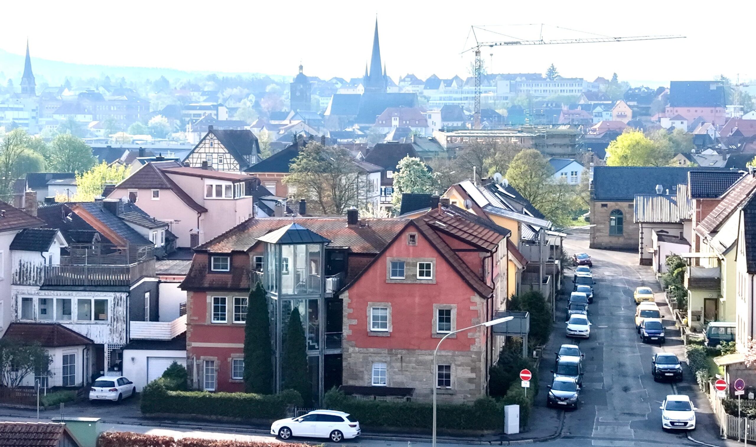 Mehrfamilienhaus in Lichtenfels mit Blick über die Stadt