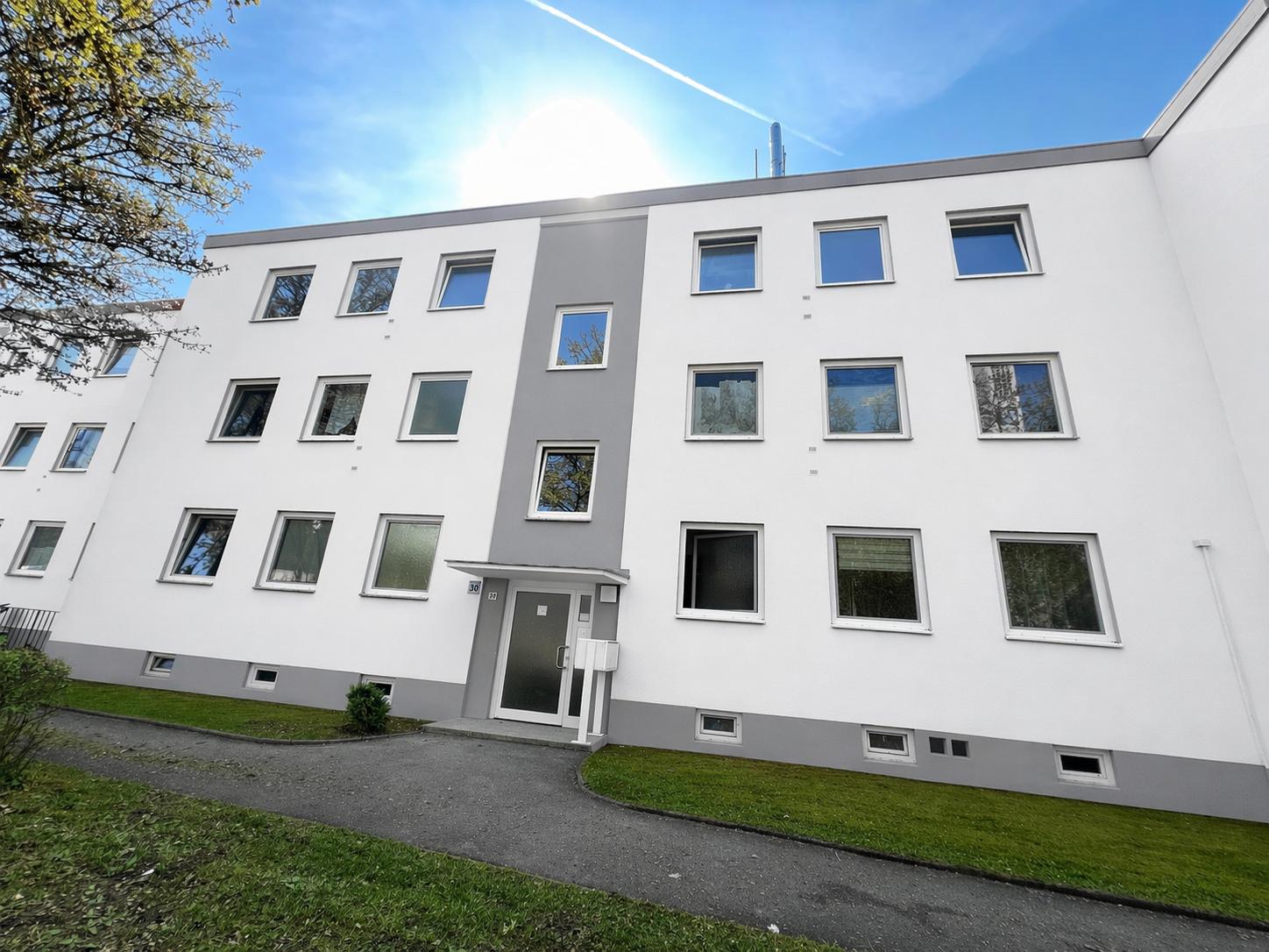 Mehrfamilienhaus am Baumschulenweg – Frontansicht